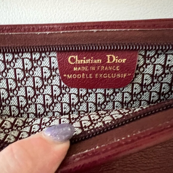 Dior Dark Red Shoulder Bag - Picture 8 of 9